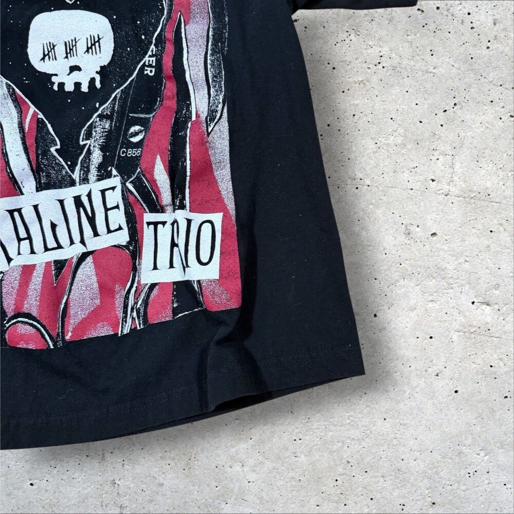 Alkaline Trio Heart Skull Scissors Band Graphic T Shirt Tultex Medium M - Picture 6 of 8